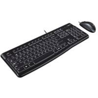 Logitech Keyboard and Mouse Wired QWERTY MK120