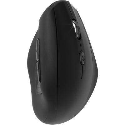 Viking Wireless Ergonomic Mouse ERGO Optical For Right-Handed Users USB-A Nano Receiver Black