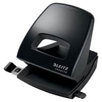 Leitz NeXXt Recycle 2 Hole Punch 5003 CO2 Compensated 45% Recycled Plastic 30 Sheets Black