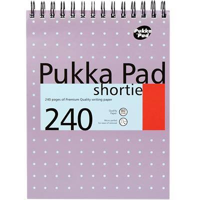 Pukka Pad Shortie Pad No Margin 235 x 178mm 3pk