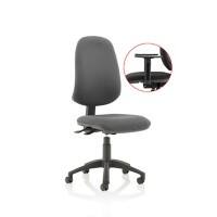 Dynamic Independent Seat & Back Task Operator Chair Height Adjustable Arms Eclipse Plus XL Without Headrest High Back