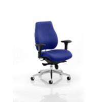 Dynamic Synchro Tilt Posture Chair Multi-Functional Arms Chiro Plus Stevia Blue Seat High Back