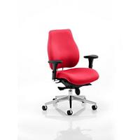 Dynamic Synchro Tilt Posture Chair Multi-Functional Arms Chiro Plus Bergamot Cherry Seat Optional Headrest High Back