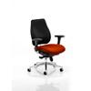 Dynamic Synchro Tilt Posture Chair Multi-Functional Arms Chiro Plus Tabasco Red Seat Without Headrest High Back
