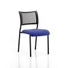 Dynamic Visitor Chair Brunswick Seat Stevia Blue Without Arms Fabric