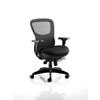 Dynamic Synchro Tilt Posture Chair Height Adjustable Arms Stealth Shadow II Black Seat High Back