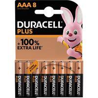 Duracell Batteries Plus 100 AAA Pack of 8