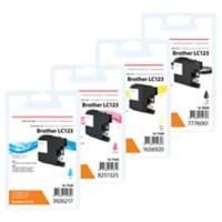 Viking LC123 Compatible Brother Ink Cartridge Black, Cyan, Magenta, Yellow Pack of 4 Multipack