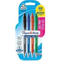 Papermate FlexGrip Ultra Gel Pen 0.7 mm Assorted Pack of 4