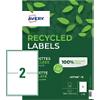 Avery Recycled Address Labels LR7168-15 199.6 x 143.5 mm 15 Sheets of 2 Labels