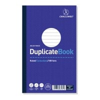 Challenge Ruled Duplicate Book with Card Cover 210 x 130 mm