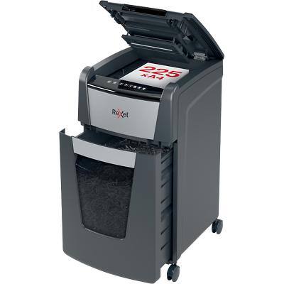 Rexel Shredder Optimum AutoFeed+ 2020225X Automatic Cross-Cut Security Level P-4 225 Sheets Automatic & 10 Sheets Manual