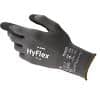 HyFlex Non-Disposable Handling Gloves Foam, Nitrile Size 10 Black 12 Pairs