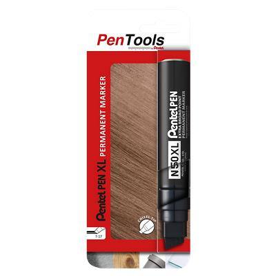Pentel Permanent Marker Broad Chisel 7 - 17 mm Black Not Refillable