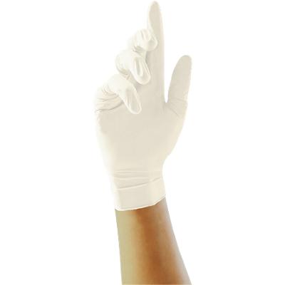 UNICARE Disposable Gloves Latex Powdered Large (L) Natural Pack of 100