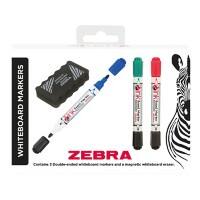 Zebra Whiteboard Marker Set Bullet 3.0 mm Assorted