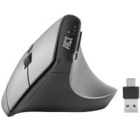 ACT AC5155 Wireless Mouse Wireless Bluetooth Black, Silver