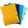Exacompta BEE BLUE 3 Flap Folder 55110E A4 Portrait PP (Polypropeen) Recycled Rubber Band 24 (W) x 0.2 (D) x 32 (H) cm Assorted