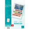 Exacompta Cut Flush Folder A4 Transparent Polypropylene 120 microns Pack of 50