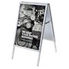 SHOWDOWN Pavement Sign 50 x 70 cm Aluminium Silver Weatherproof