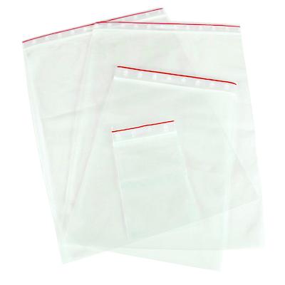 PP (Polypropylene) Grip Seal Bags Transparent 12 x 18 cm Pack of 100