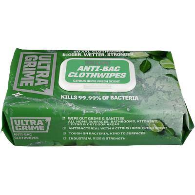 uniwipe UltraGrime Life Disinfectant Wipes Green 29 x 12 x 16 cm Pack of 80 