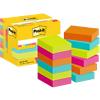 Post-it Sticky Notes 653-12-POP 38 x 51 mm 100 Sheets Per Pad Blue, Green, Orange, Pink Pack of 12