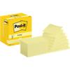 Post-it Sticky Z-Notes R350 CY 67 x 127 mm 100 Sheets Per Pad Yellow Pack of 12