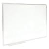 Whiteboard Wall Mounted Magnetic Lacquered Steel Single 90 (W) x 60 (H) cm