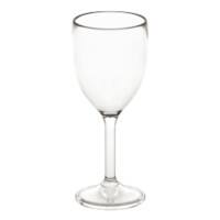Seco Wine Glass PC (Polycarbonate) 265 ml Transparent Pack of 6