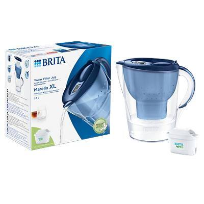 BRITA Marella XL Water Filter Jug 3.5 L Blue including MAXTRA PRO All-in-1 cartridge