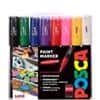 POSCA 153544382 Paint Marker Assorted Fine Bullet 0.7 mm Pack of 8