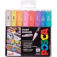 POSCA 238212173 Paint Marker Assorted Fine Bullet 0.7 mm Pack of 8