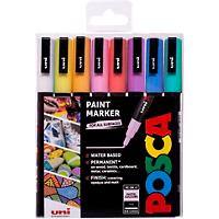 POSCA 238212174 Paint Marker Assorted Medium Bullet 0.9 - 1.3 mm Pack of 8