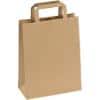 RAJA Carrier Bag Paper Brown 80 gsm 29 x 10 x 22 cm Pack of 250