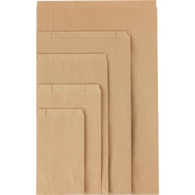 RAJA Bag Kraft Paper Brown 60 gsm 12 x 7 x 12 cm Pack of 250