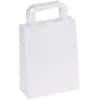 RAJA Carrier Bag Paper White 80 gsm 24 x 8 x 18 cm Pack of 50