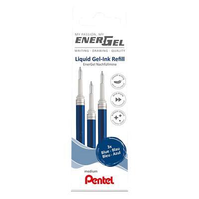 Pentel EnerGel Roller Refill 0.4 mm Blue LR7-3C Set of 3
