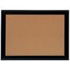 Nobo Small Wall Mountable Notice Board 1903922 Cork Contemporary Black Frame 585 x 430 mm Brown