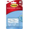 Command Hook Strips Transparent Plastic 17092CLR Pack of 2