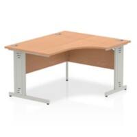 Dynamic Right-hand Desk Impulse ICDRW14OAK Brown 1400 mm (W) x 25 mm (D) x 730 mm (H)