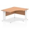 Dynamic Right-hand Desk Impulse ICDRW14WOAK Brown 1400 mm (W) x 25 mm (D) x 730 mm (H)