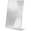 Sigel Table-Top Sign Holder A3 1 Tier Freestanding Slanted Rectangular 30 (W) x 11 (D) x 42.5 (H) cm Transparent
