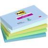Post-it Super Sticky Notes 76 x 127 mm Blue, Green Rectangular Plain 5 Pads of 90 Sheets