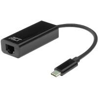 ACT Network Adapter USB-C Gigabit AC7335 Black
