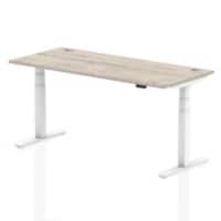 dynamic Height Adjustable Desk Air HASCP188WGRY Grey Oak 1800 mm x 800 mm x 660 - 1310 mm