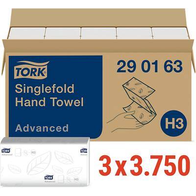 Tork Advanced Hand Towel H3 White 2 Ply 250 Sheets Pack of 45