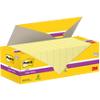 Post-it Super Sticky Notes 76 x 76 mm Canary Yellow Pack of 24 Pads of 90 Sheets 12+12 FREE
