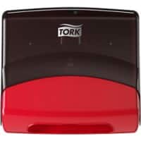 Tork W4 Plastic Hand Towel Dispenser Red Smoke 20.6 x 42.7 x 39.4 cm