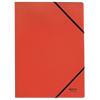 Leitz Recycle Card Folder with Elastic Bands 3908 A4 CO2 Compensated Red 100% Recycled Card